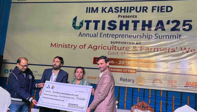 IIM Kashipur Concludes Uttishtha’25, a landmark entrepreneurship summit