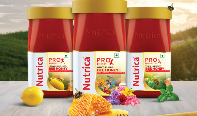 Nutrica by BN Group  forays into the honey category with function-first Nutrica Bee honey range