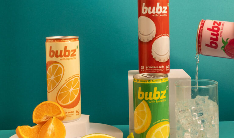 ‘Bubz’ launches as a Monk Fruit–infused 18 Kcal healthy soda