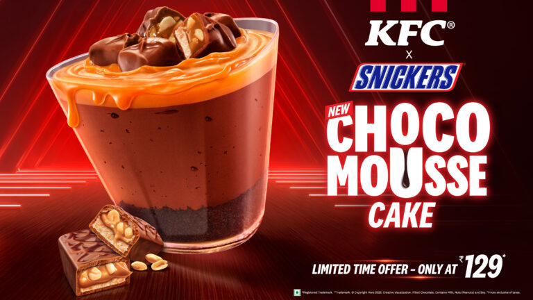 KFC India x Snickers India launch limited-edition Choco Mousse Cake