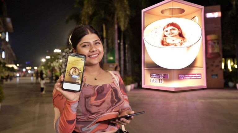 Tata Coffee Gold unveils a 3D aroma-anamorphic multi-sensory experience this International Coffee Day