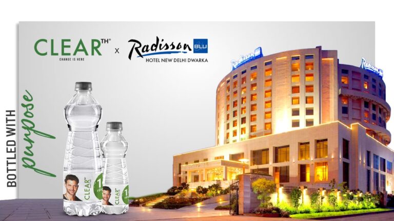 CLEAR Premium Water & Radisson Blu announces first-of-its-kind exclusive rPET partnership in hospitality
