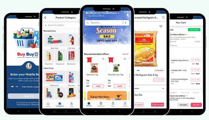BuyBuyCart expands digital footprint with the launch of its grocery  supermarket app