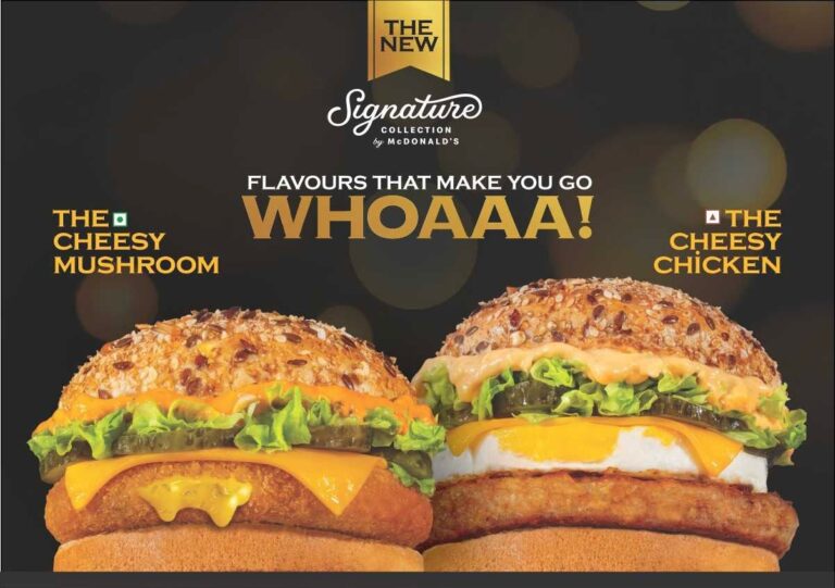 McDonald’s India- North and East introduces Cheesy Mushroom and Cheesy Chicken Burgers in its Signature Collection
