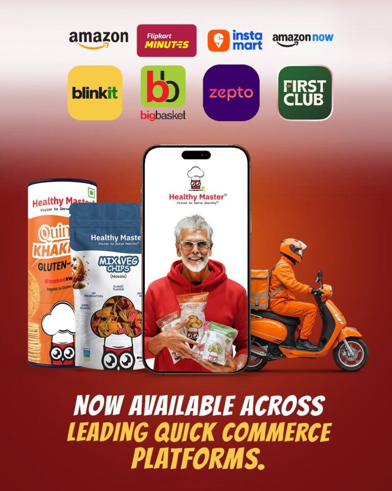 Healthy Master expands its quick-commerce presence across multiple platforms, eyes pan-India rollout