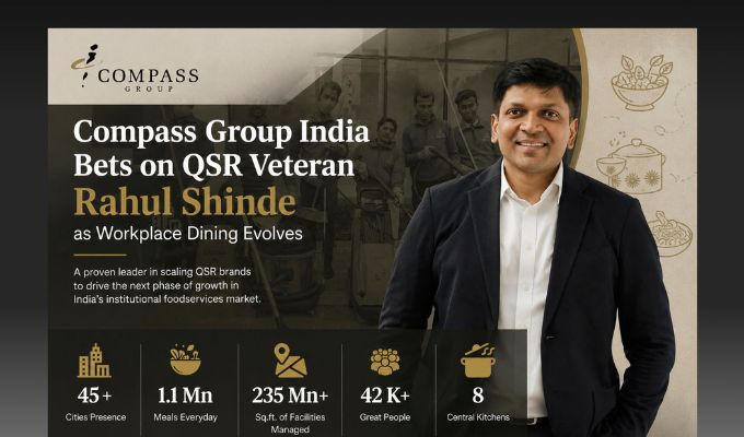 Compass Group India Bets on QSR Veteran Rahul Shinde as Workplace Dining Evolves