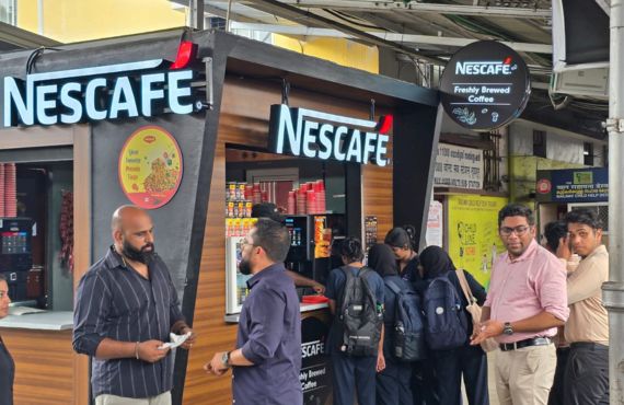 Nestlé Professional Enters Indian Railways with NESCAFÉ Kiosk at Thrissur Station