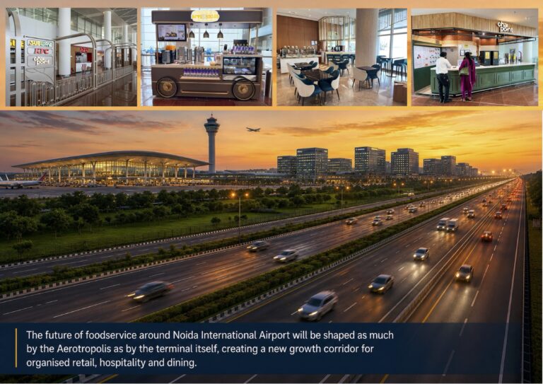 AIRPORT CITY, FOOD CITY: Why Noida International Airport Could Create North India’s Next ₹10,000-Crore Foodservice Corridor