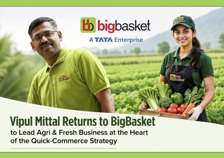 BigBasket Brings Back Vipul Mittal as Farm-to-Fork Becomes Central to the Quick-Commerce Battle